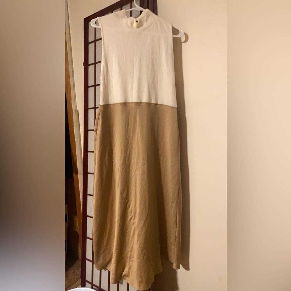 NWT Zara Midi Dress Sleeveless